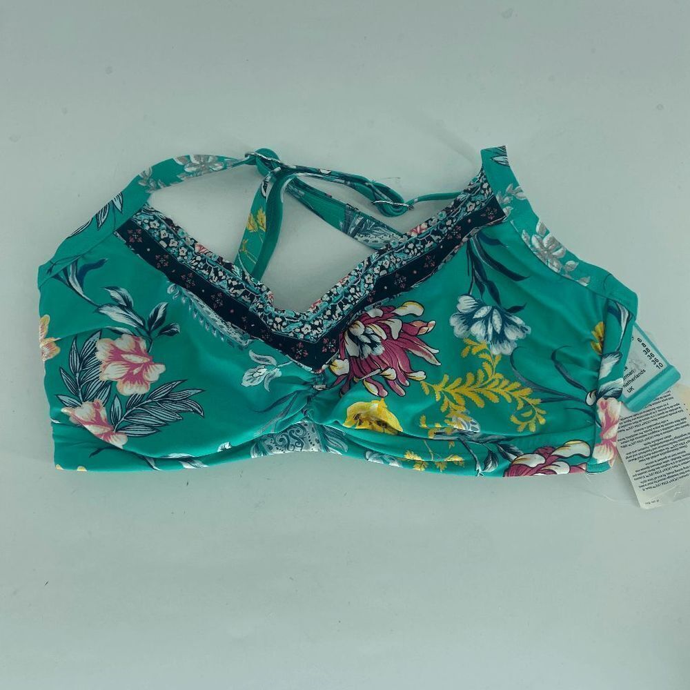 Seafolly Watergarden Womens Evergreen New DD Bralette Bikini Top US 6